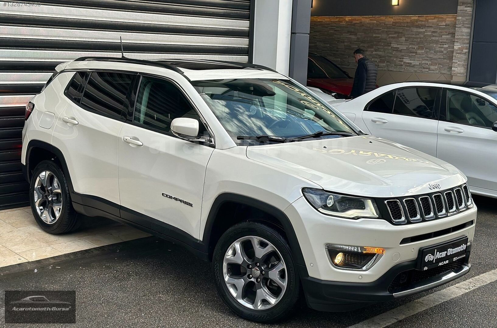 Galeriden Jeep Compass 1.4 Limited 2019 Model Bursa 63.000 km Beyaz 1