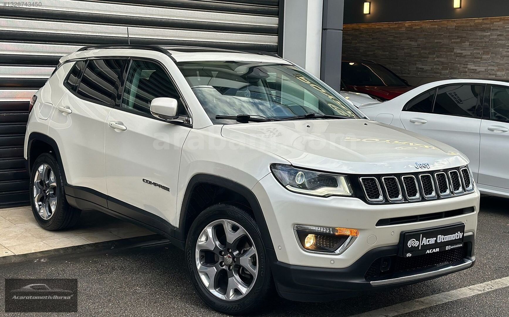 Galeriden Jeep Compass 1.4 Limited 2019 Model Bursa 63.000 km Beyaz 2