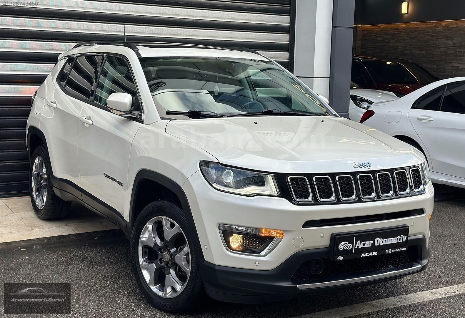 Galeriden Jeep Compass 1.4 Limited 2019 Model Bursa 63.000 km Beyaz 3