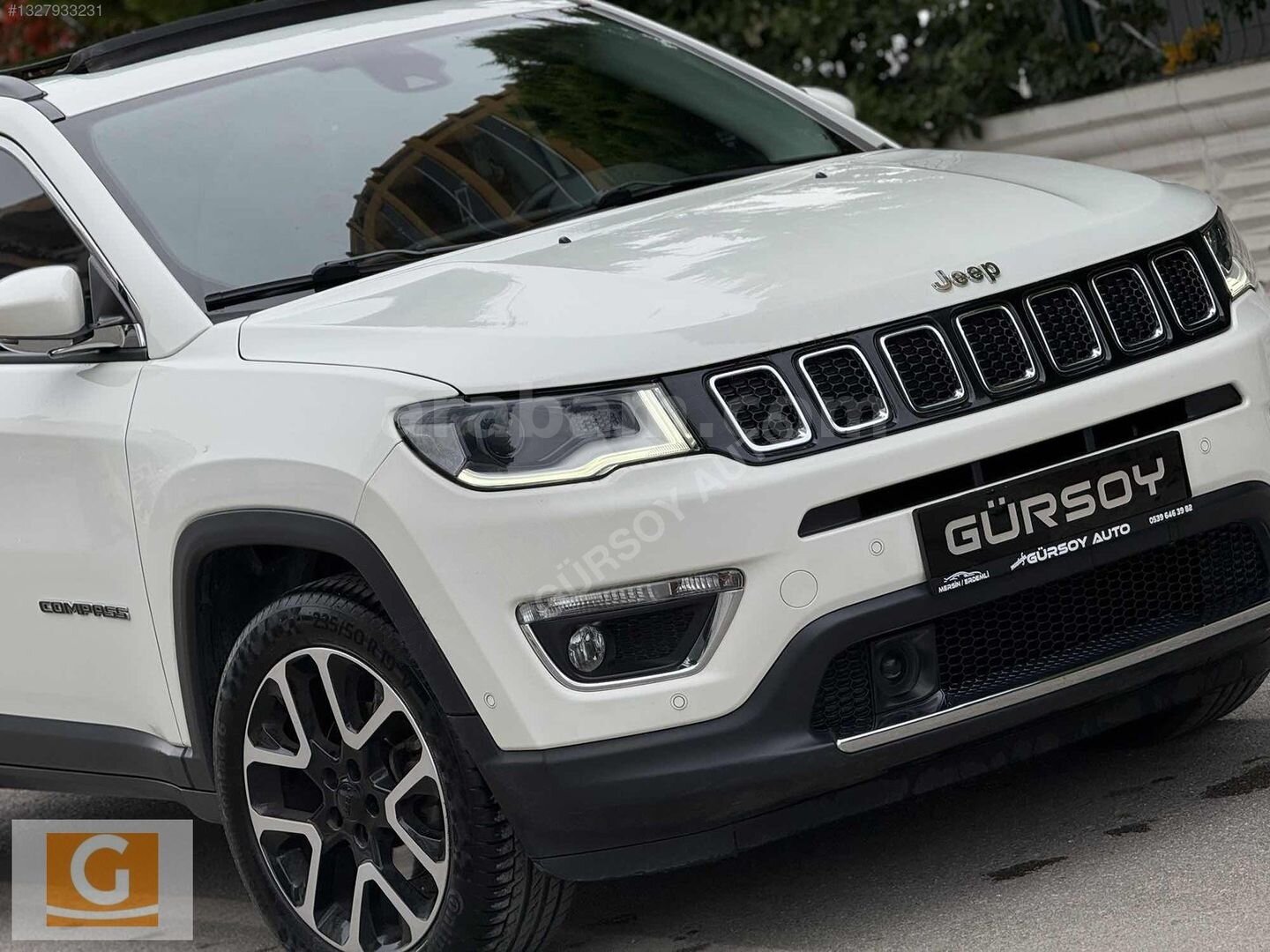 Galeriden Jeep Compass 1.4 Limited 2020 Model Mersin 79.000 km Beyaz 2