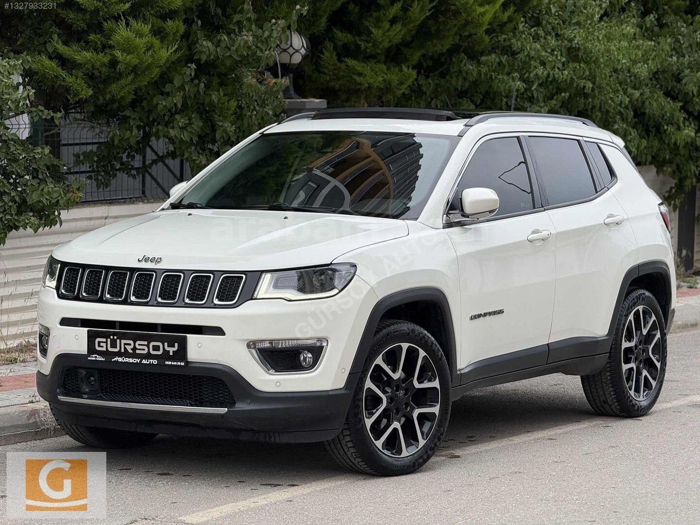 Galeriden Jeep Compass 1.4 Limited 2020 Model Mersin 79.000 km Beyaz 3