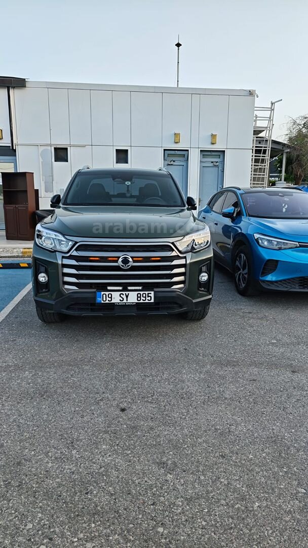 Sahibinden KGM SsangYong Musso Grand 2.2 D Platinum Plus 2024 Model Aydın 38.000 km Yeşil (metalik) 2