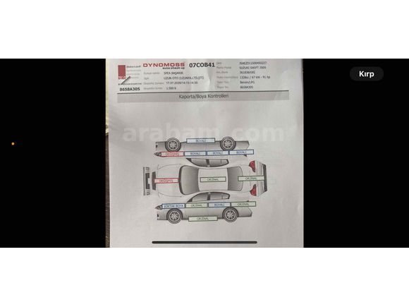 Galeriden Suzuki Swift 1.3 MT 4X4 2009 Model Antalya
