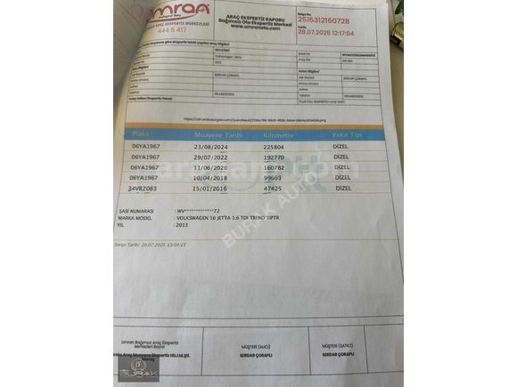 BURAK AUTO'dan BOYASIZ HATASIZ JETTA