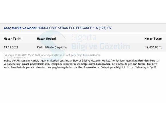 Sahibinden Honda Civic 1.6i VTEC Eco Elegance 2017 Model 