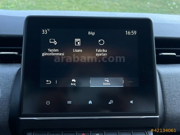 OTOVES RENAULT CLİO /HAYALET/GERİGÖRÜŞ/CARPLAY/ÇELİK JANT OTOVES