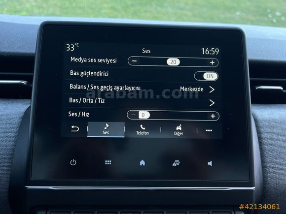OTOVES RENAULT CLİO /HAYALET/GERİGÖRÜŞ/CARPLAY/ÇELİK JANT OTOVES