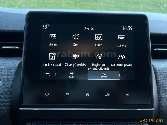OTOVES RENAULT CLİO /HAYALET/GERİGÖRÜŞ/CARPLAY/ÇELİK JANT OTOVES
