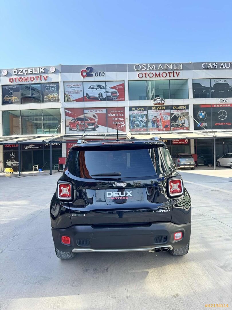 Galeriden Jeep Renegade 1.6 MultiJet Limited 2014 Model Adana 252.000 km Siyah 4