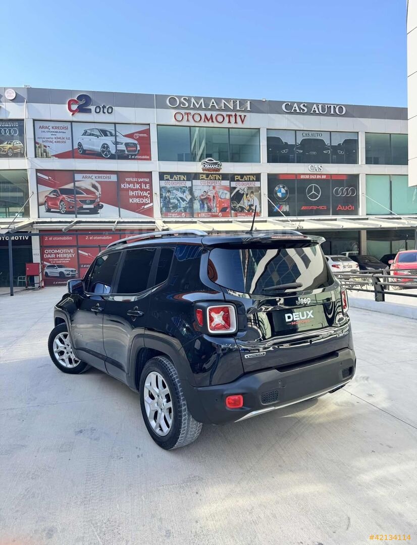 Galeriden Jeep Renegade 1.6 MultiJet Limited 2014 Model Adana 252.000 km Siyah 2