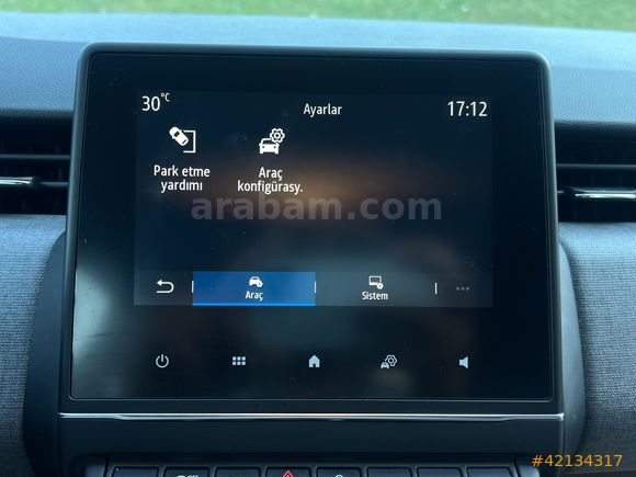 OTOVES RENAULT CLİO /HAYALET/GERİGÖRÜŞ/CARPLAY/ÇELİK JANT OTOVES