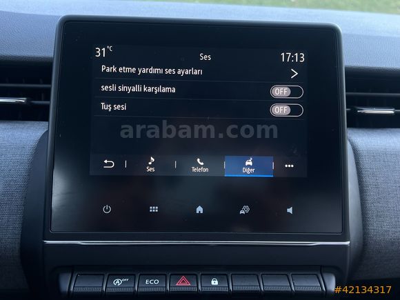 OTOVES RENAULT CLİO /HAYALET/GERİGÖRÜŞ/CARPLAY/ÇELİK JANT OTOVES