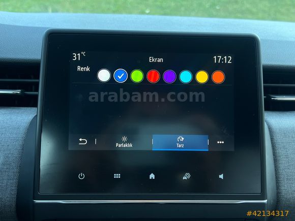 OTOVES RENAULT CLİO /HAYALET/GERİGÖRÜŞ/CARPLAY/ÇELİK JANT OTOVES