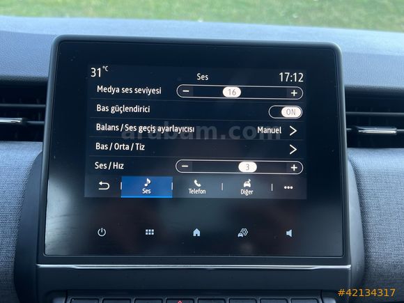 OTOVES RENAULT CLİO /HAYALET/GERİGÖRÜŞ/CARPLAY/ÇELİK JANT OTOVES