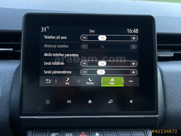 OTOVES RENAULT CLİO /HAYALET/GERİGÖRÜŞ/CARPLAY/ÇELİK JANT OTOVES