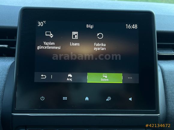 OTOVES RENAULT CLİO /HAYALET/GERİGÖRÜŞ/CARPLAY/ÇELİK JANT OTOVES