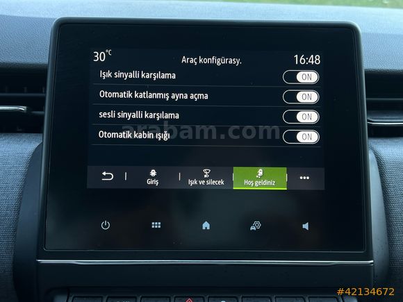 OTOVES RENAULT CLİO /HAYALET/GERİGÖRÜŞ/CARPLAY/ÇELİK JANT OTOVES