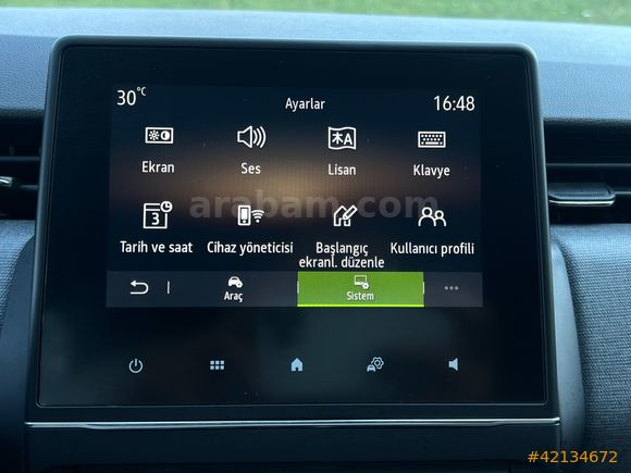 OTOVES RENAULT CLİO /HAYALET/GERİGÖRÜŞ/CARPLAY/ÇELİK JANT OTOVES