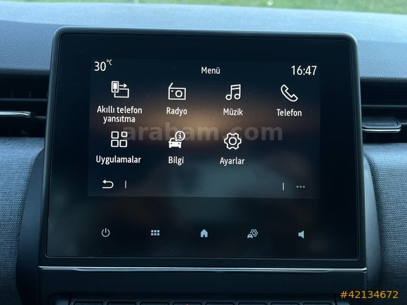 OTOVES RENAULT CLİO /HAYALET/GERİGÖRÜŞ/CARPLAY/ÇELİK JANT OTOVES