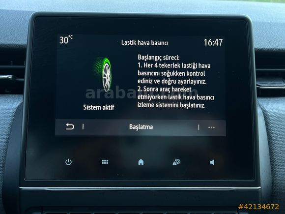 OTOVES RENAULT CLİO /HAYALET/GERİGÖRÜŞ/CARPLAY/ÇELİK JANT OTOVES