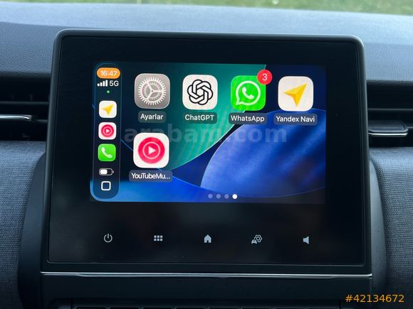 OTOVES RENAULT CLİO /HAYALET/GERİGÖRÜŞ/CARPLAY/ÇELİK JANT OTOVES