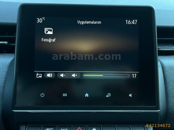 OTOVES RENAULT CLİO /HAYALET/GERİGÖRÜŞ/CARPLAY/ÇELİK JANT OTOVES