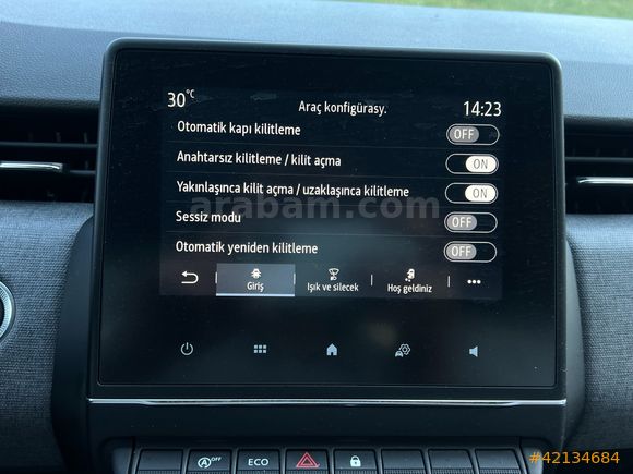 OTOVES RENAULT CLİO /HAYALET/GERİGÖRÜŞ/CARPLAY/ÇELİK JANT OTOVES
