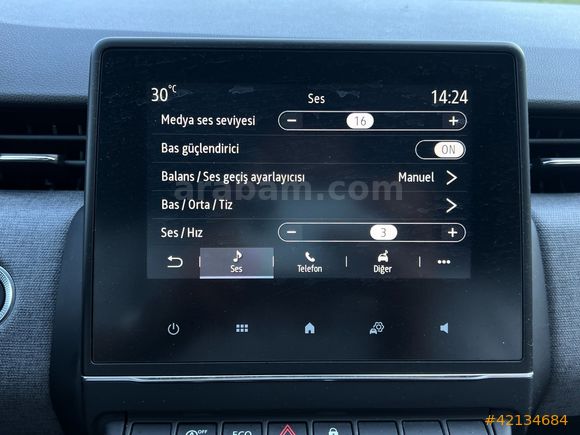 OTOVES RENAULT CLİO /HAYALET/GERİGÖRÜŞ/CARPLAY/ÇELİK JANT OTOVES
