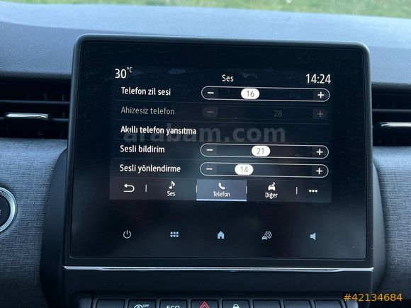 OTOVES RENAULT CLİO /HAYALET/GERİGÖRÜŞ/CARPLAY/ÇELİK JANT OTOVES