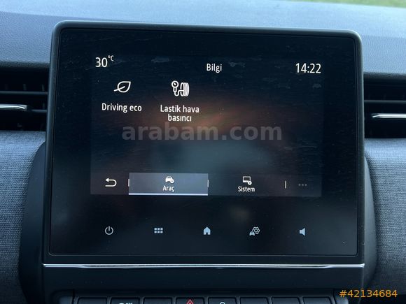 OTOVES RENAULT CLİO /HAYALET/GERİGÖRÜŞ/CARPLAY/ÇELİK JANT OTOVES