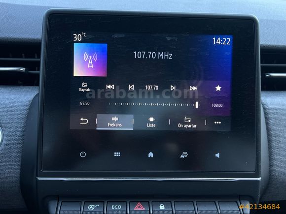 OTOVES RENAULT CLİO /HAYALET/GERİGÖRÜŞ/CARPLAY/ÇELİK JANT OTOVES