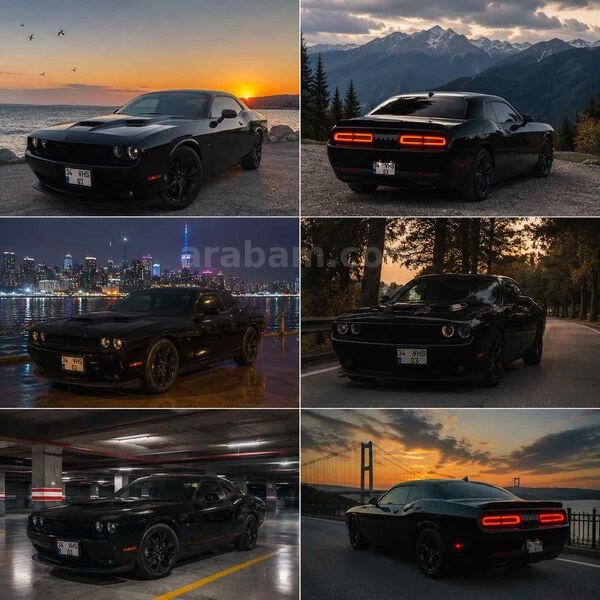 Sahibinden Dodge Challenger SXT Plus 2023 Model İstanbul 17.000 km Siyah