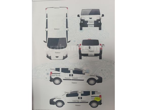 Sahibinden Ford Tourneo Courier 1.6 TDCi Titanium Plus 2016 Model
