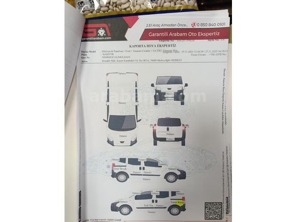 Sahibinden Ford Tourneo Courier 1.6 TDCi Titanium Plus 2016 Model