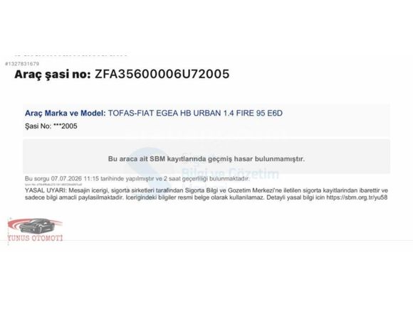 2021/URBAN PLUS/40 BİN KM/YENİ KASA/HATASIZ/BOYASIZ