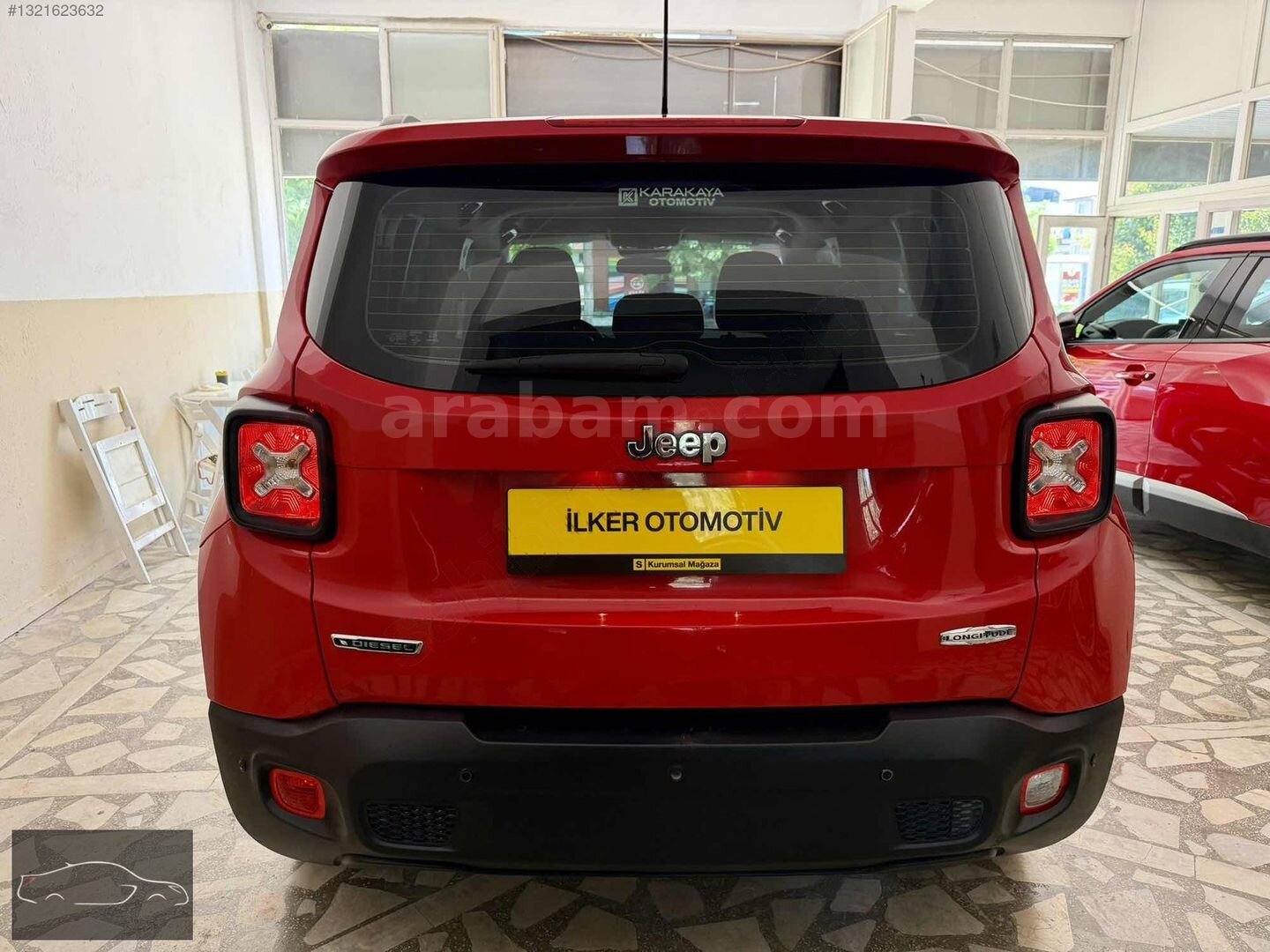 Galeriden Jeep Renegade 1.6 MultiJet Longitude 2015 Model Burdur 189.000 km Kırmızı 5