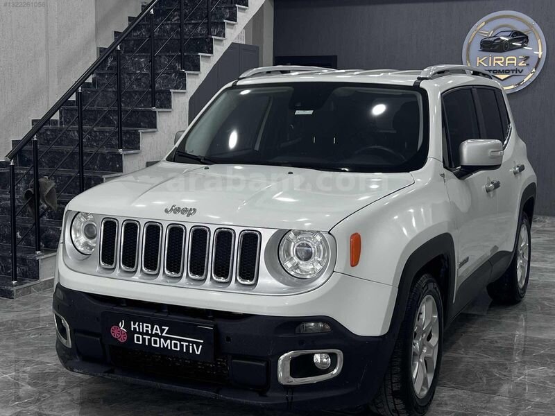 Galeriden Jeep Renegade 1.6 MultiJet Limited 2017 Model Çanakkale 154.000 km Beyaz