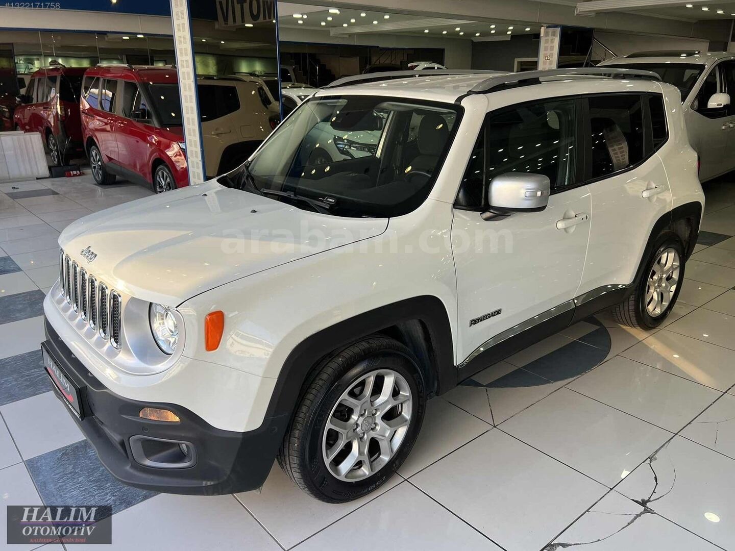 Galeriden Jeep Renegade 1.4 MultiAir Limited 2016 Model Bursa 95.000 km Beyaz 3