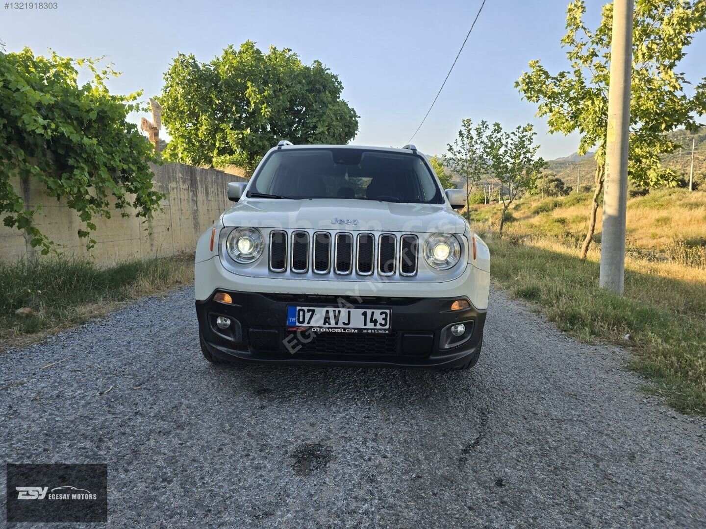 Galeriden Jeep Renegade 1.4 MultiAir Limited 2017 Model Muğla 112.500 km Beyaz 3