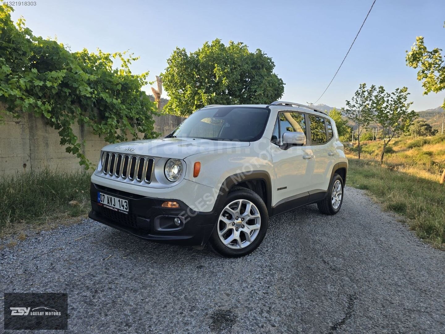 Galeriden Jeep Renegade 1.4 MultiAir Limited 2017 Model Muğla 112.500 km Beyaz 1