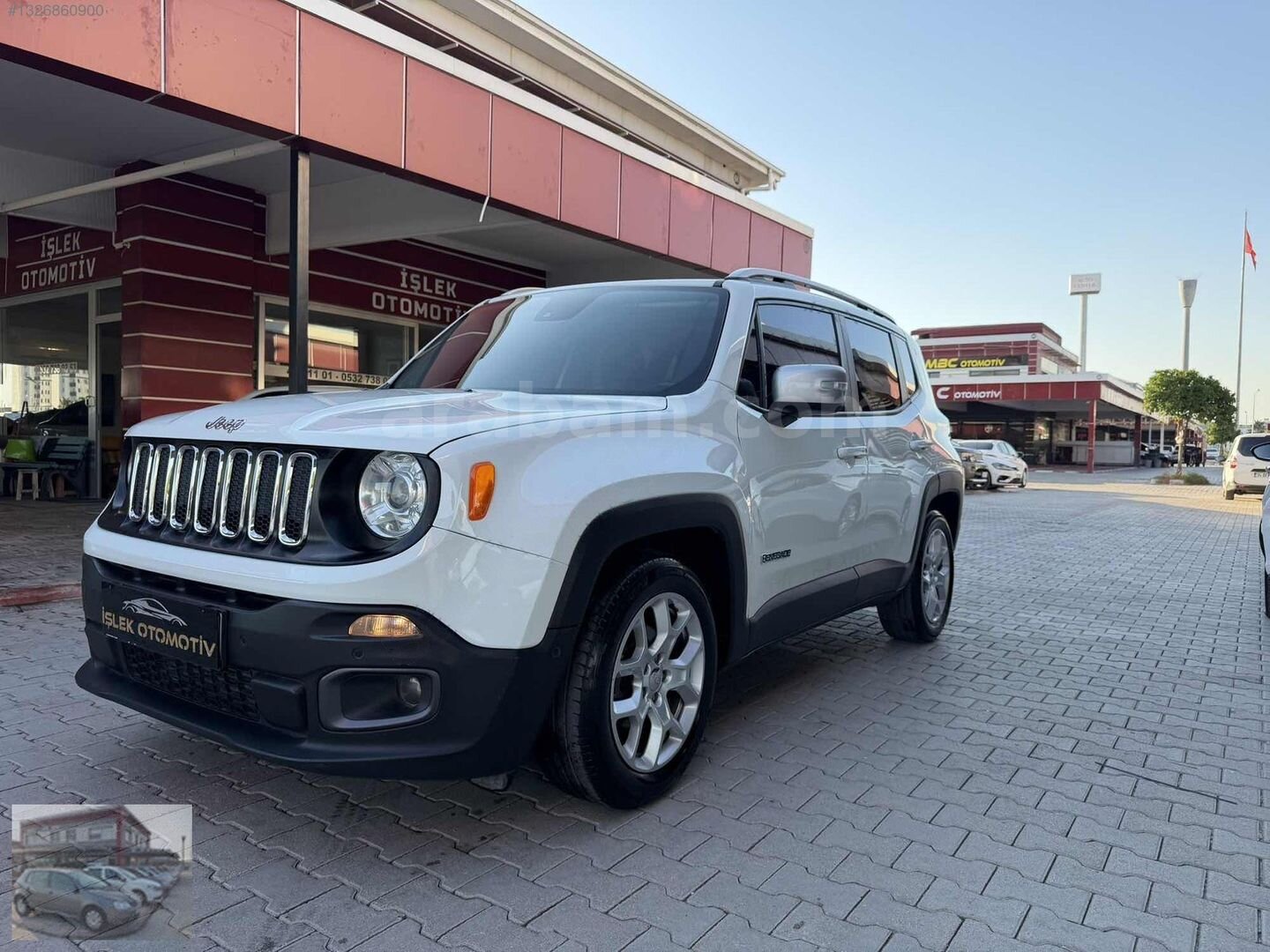 Galeriden Jeep Renegade 1.6 MultiJet Limited 2017 Model Adana 215.000 km Beyaz 4