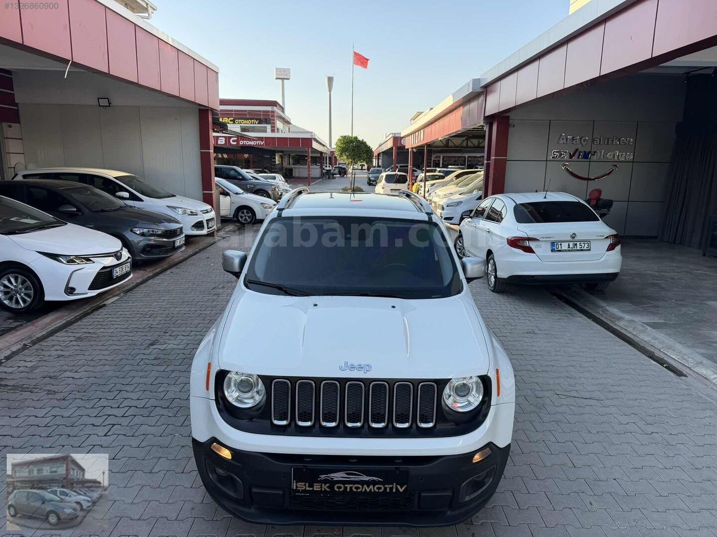 Galeriden Jeep Renegade 1.6 MultiJet Limited 2017 Model Adana 215.000 km Beyaz 1