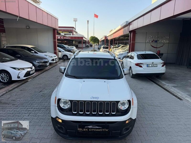 Galeriden Jeep Renegade 1.6 MultiJet Limited 2017 Model Adana 215.000 km Beyaz