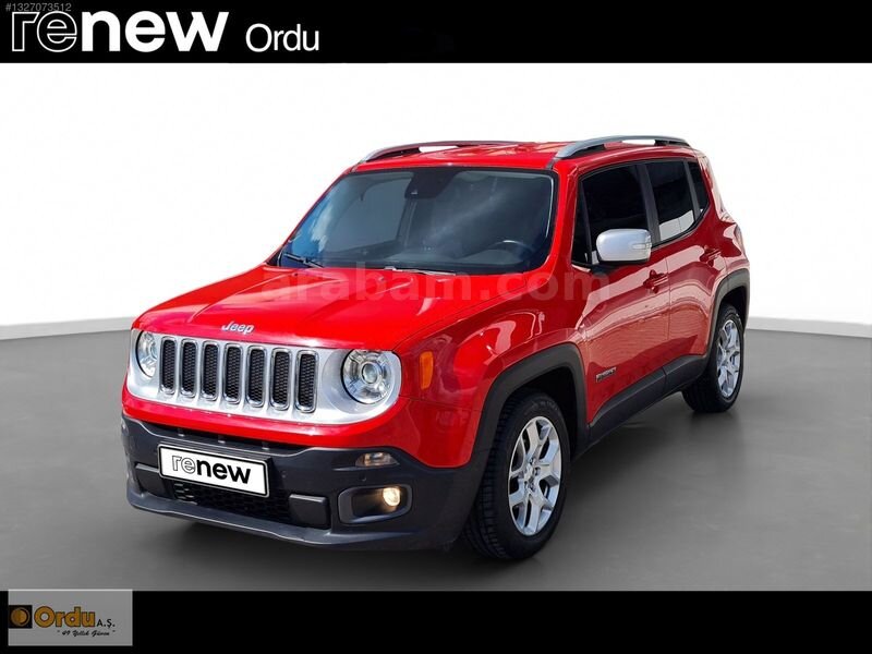 Galeriden Jeep Renegade 1.6 MultiJet Limited 2017 Model Manisa 82.000 km Kırmızı