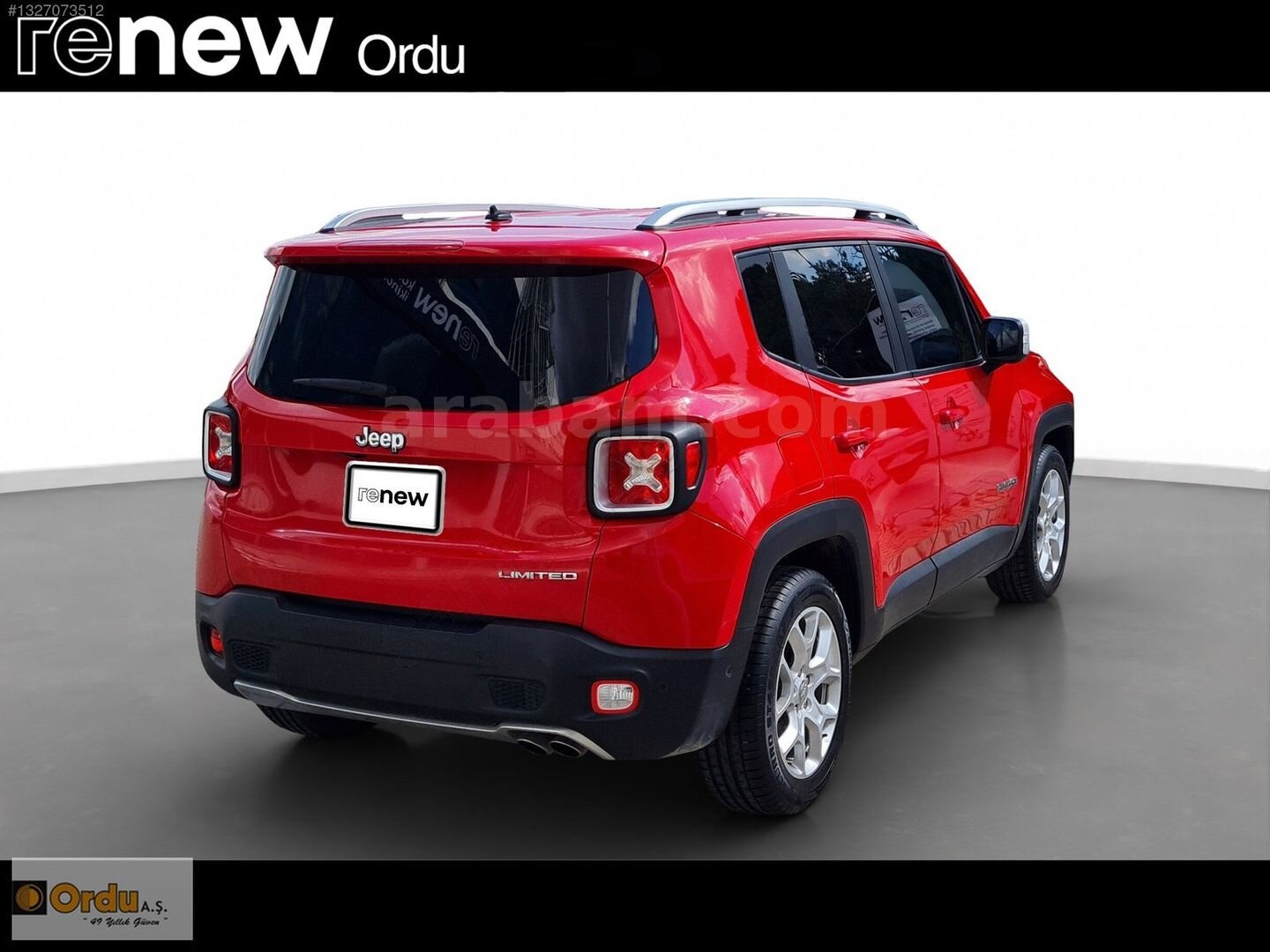 Galeriden Jeep Renegade 1.6 MultiJet Limited 2017 Model Manisa 82.000 km Kırmızı 2