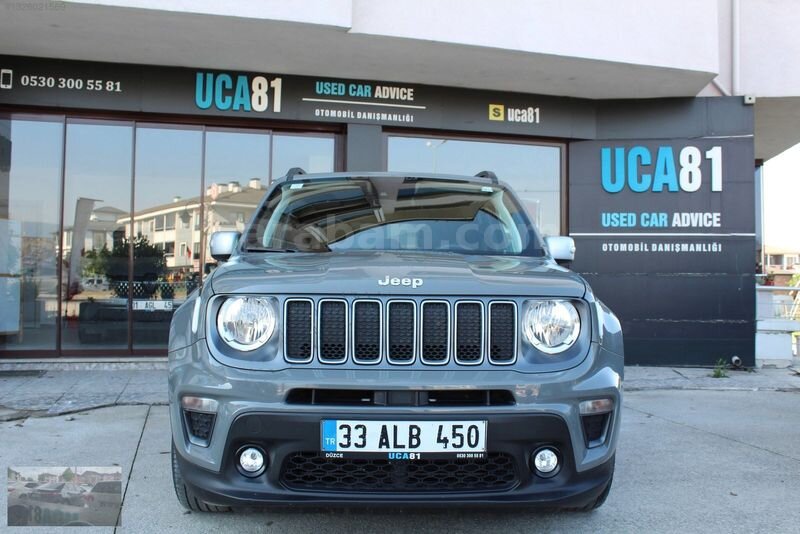 Galeriden Jeep Renegade 1.3 T Limited 2022 Model Düzce 75.000 km Gri