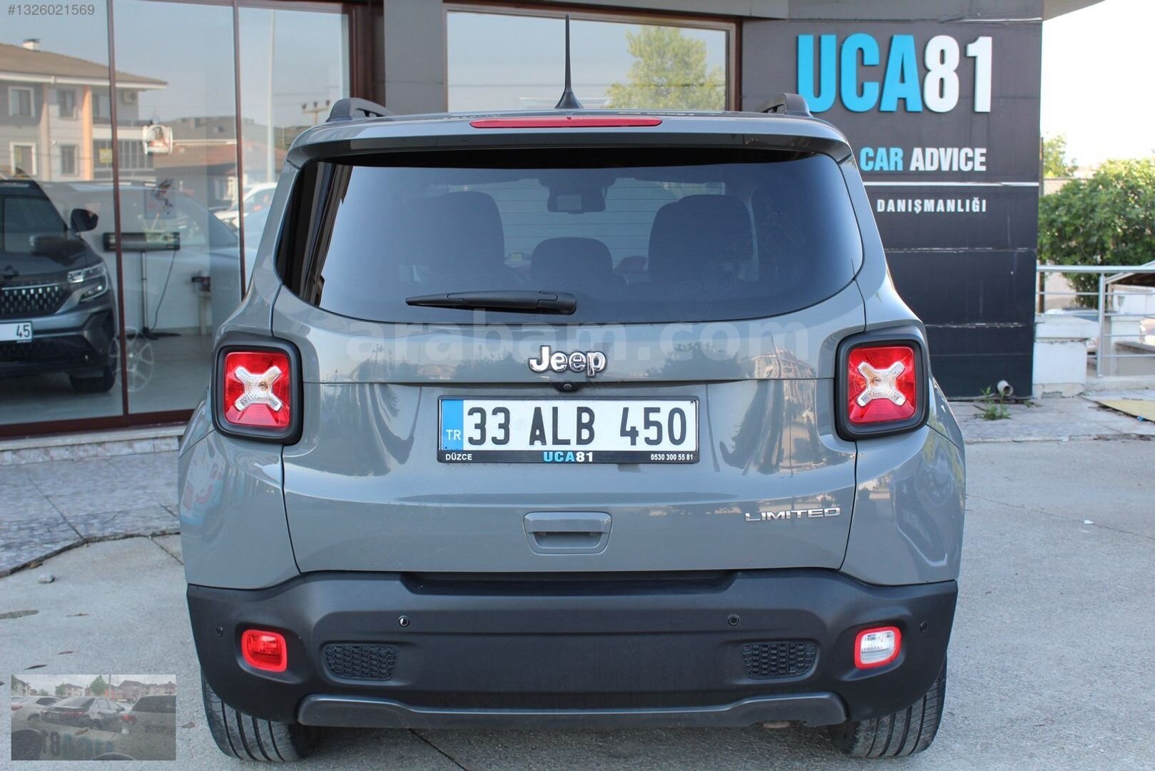 Galeriden Jeep Renegade 1.3 T Limited 2022 Model Düzce 75.000 km Gri 7