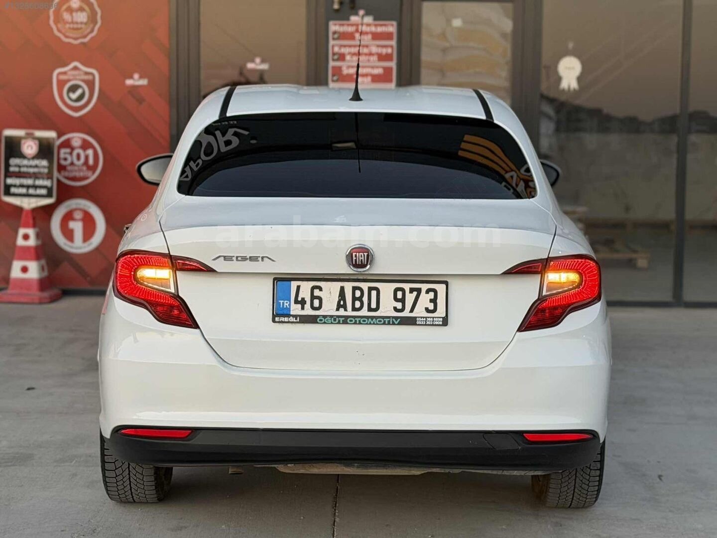 Galeriden Fiat Egea 1.4 Fire Easy 2018 Model Konya 197.000 km Beyaz 7