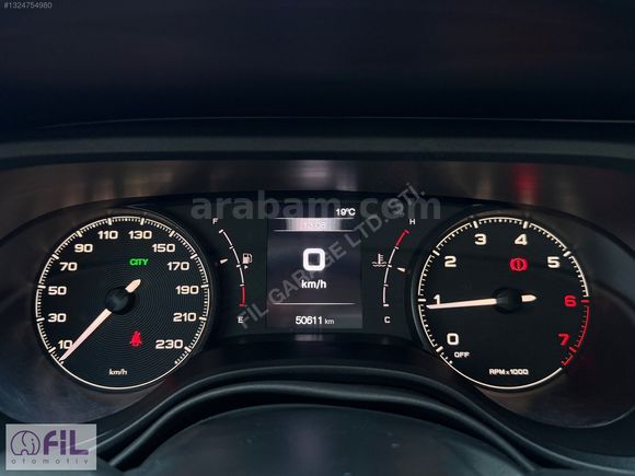 2022 Fiat Egea 1.4 Fire / Easy / KurşunGri / 50.611'KM / %20KDV