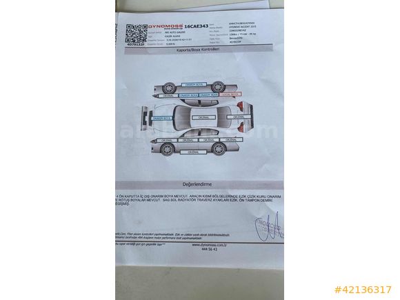 YAZICILAR'DAN 2015 ACCENT BLUE MODE PLUS OTOMATİK LPG'Lİ
